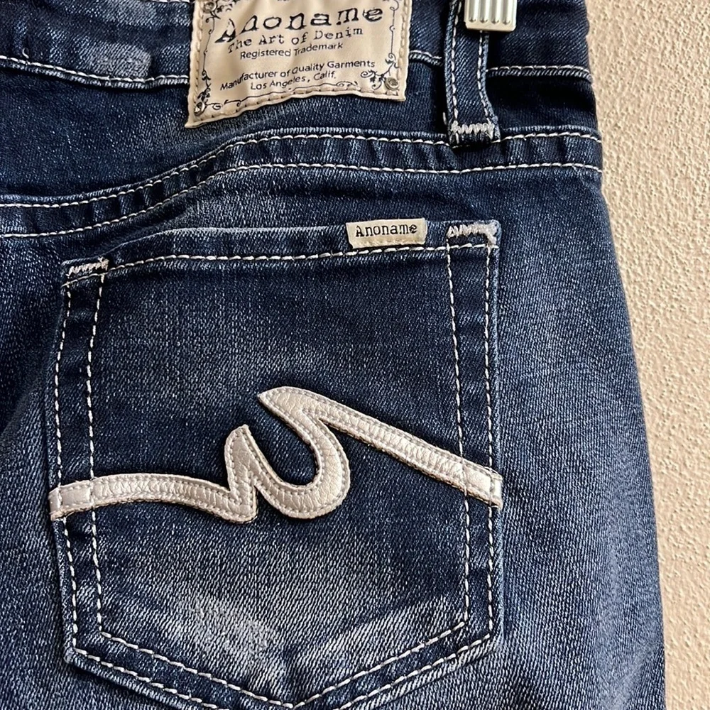 Anoname Paris Skinny Low Rise Straight Leg Jeans size 30